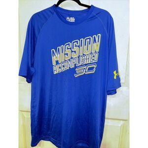 Under Armour Golden State Warriors Basketball Curry Mission Accomplished Shirt2X